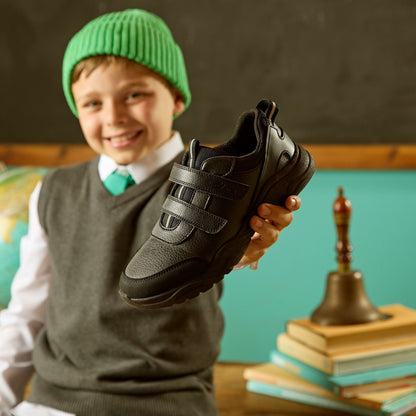 Clarks Classic / Feather Shine Kid Black