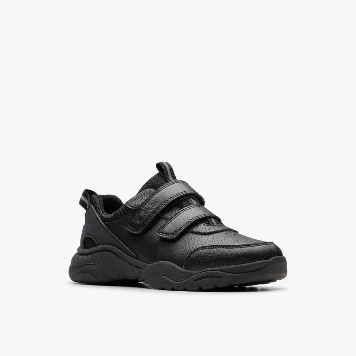 Clarks Classic / Feather Shine Kid Black