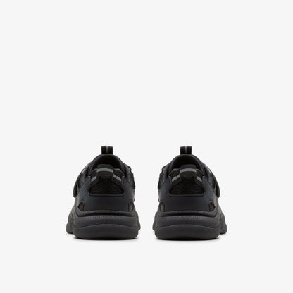 Clarks Classic / Feather Shine Kid Black