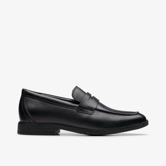 Clarks Hot Sale / Jonwin Craft Youth Black Leather