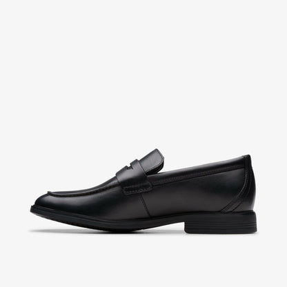 Clarks Hot Sale / Jonwin Craft Youth Black Leather