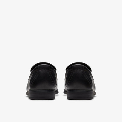 Clarks Hot Sale / Jonwin Craft Youth Black Leather