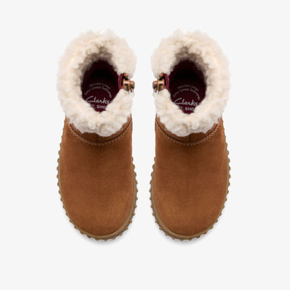 Clarks New / Cove Warm Toddler Tan