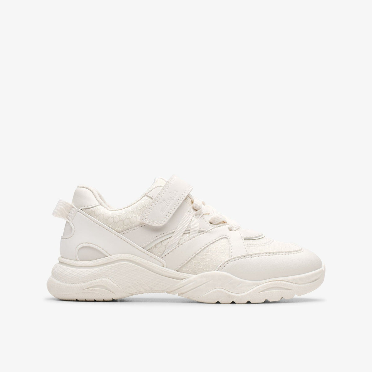 Clarks Hot Sale / Feather Pace Kid White