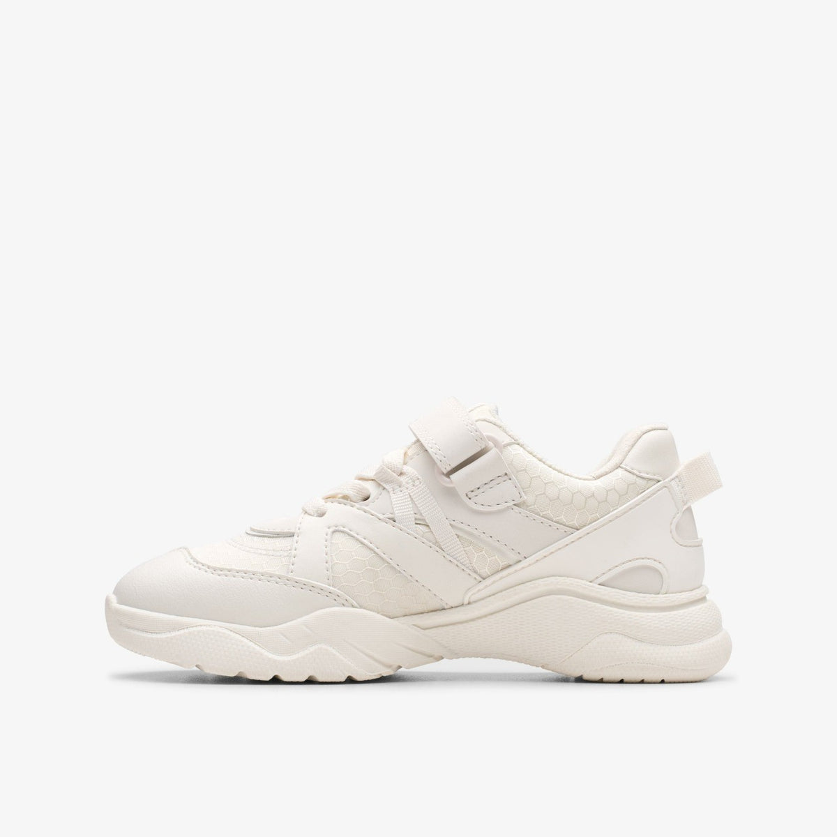 Clarks Hot Sale / Feather Pace Kid White