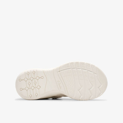 Clarks Hot Sale / Feather Pace Kid White