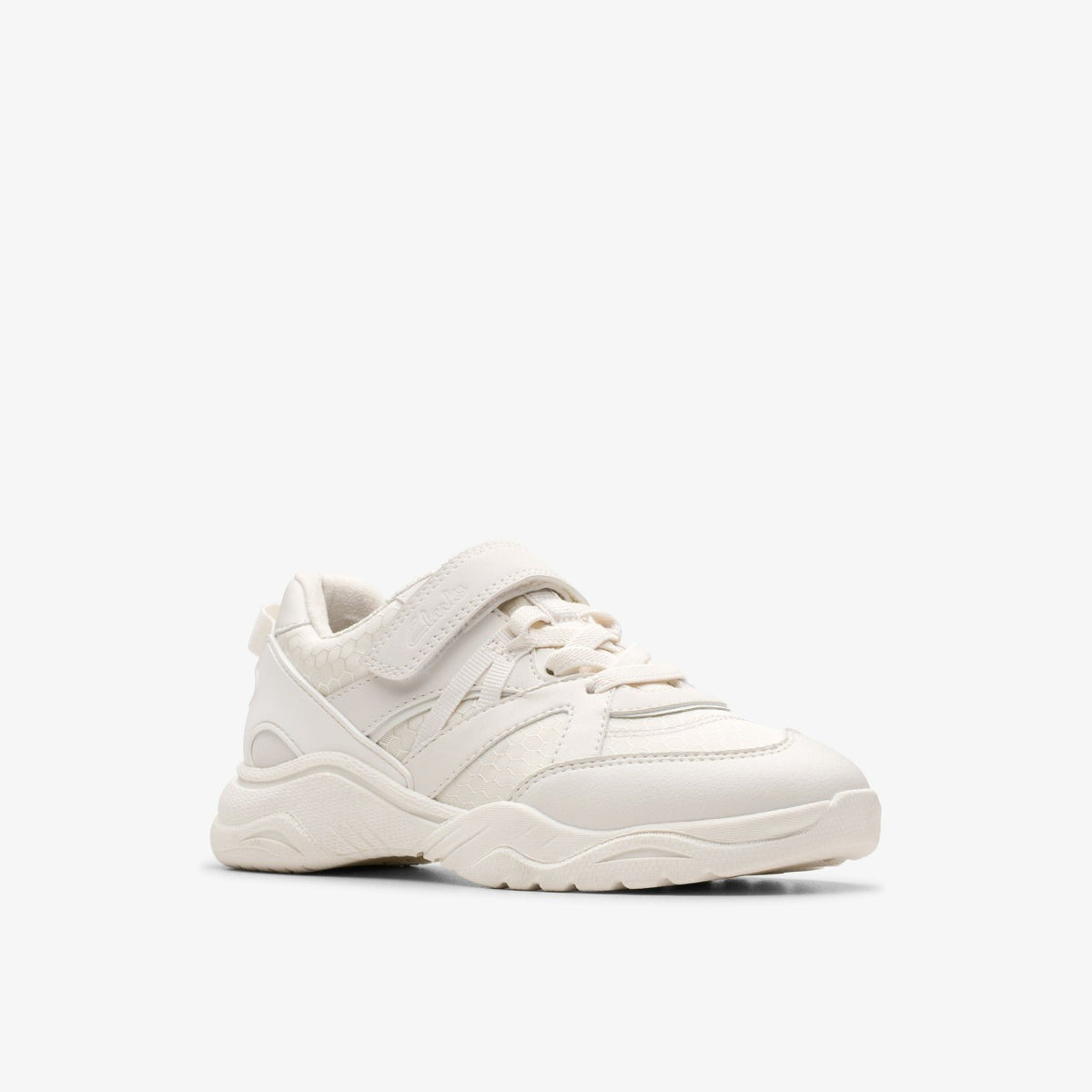 Clarks Hot Sale / Feather Pace Kid White