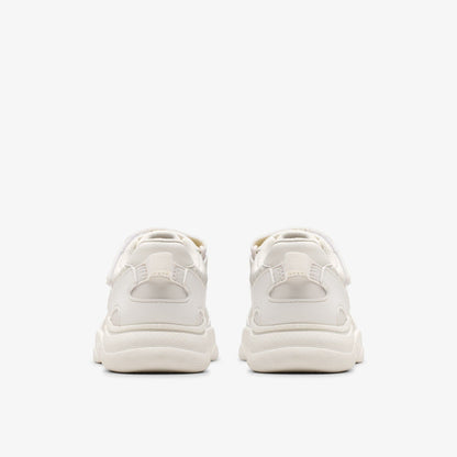 Clarks Hot Sale / Feather Pace Kid White
