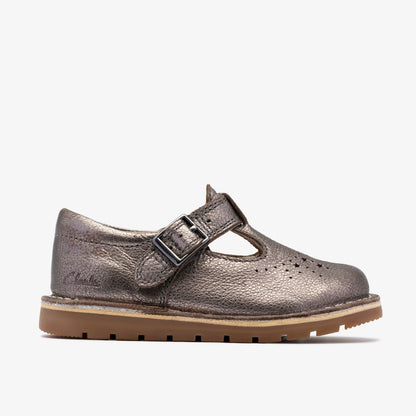Clarks Everyday / Joyful Skip Toddler Pewter