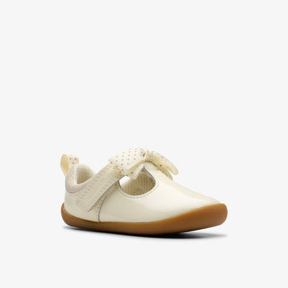 Clarks Everyday / Roamer Trim Toddler Off White