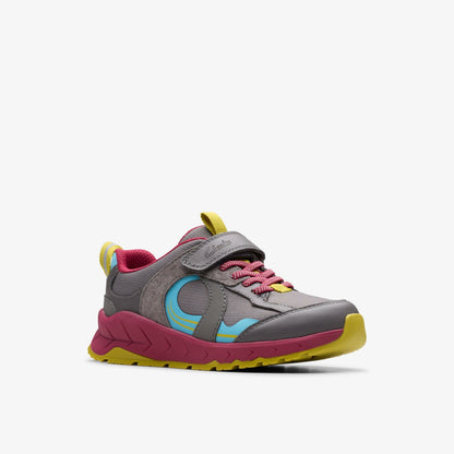 Clarks Special Offer / Selva Hero Kid Dark Grey Combination