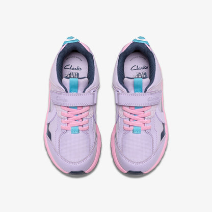 Clarks Smart Buy / Selva Hero Kid Lilac Combination