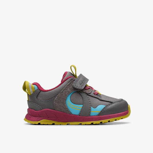 Clarks Recommended / Selva Hero Toddler Dark Grey Combination