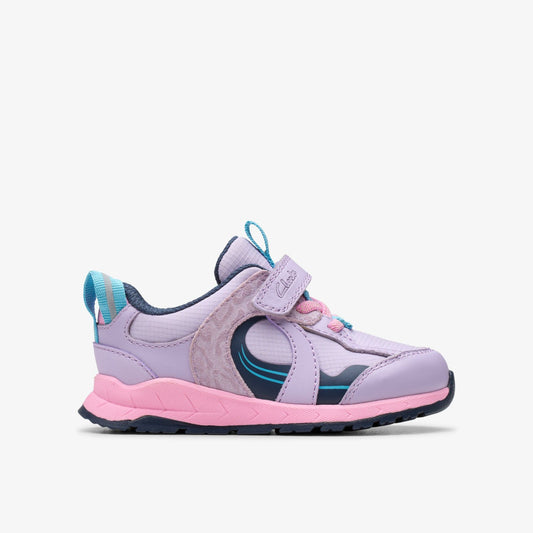 Clarks Recommended / Selva Hero Toddler Lilac Combination
