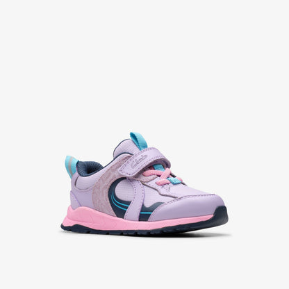Clarks Recommended / Selva Hero Toddler Lilac Combination