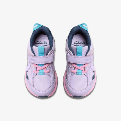 Clarks Recommended / Selva Hero Toddler Lilac Combination