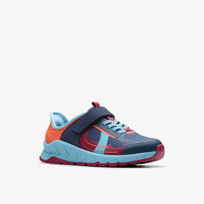 Clarks Sale / Selva Lane Kid Navy Combination