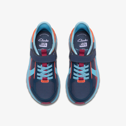 Clarks Sale / Selva Lane Kid Navy Combination