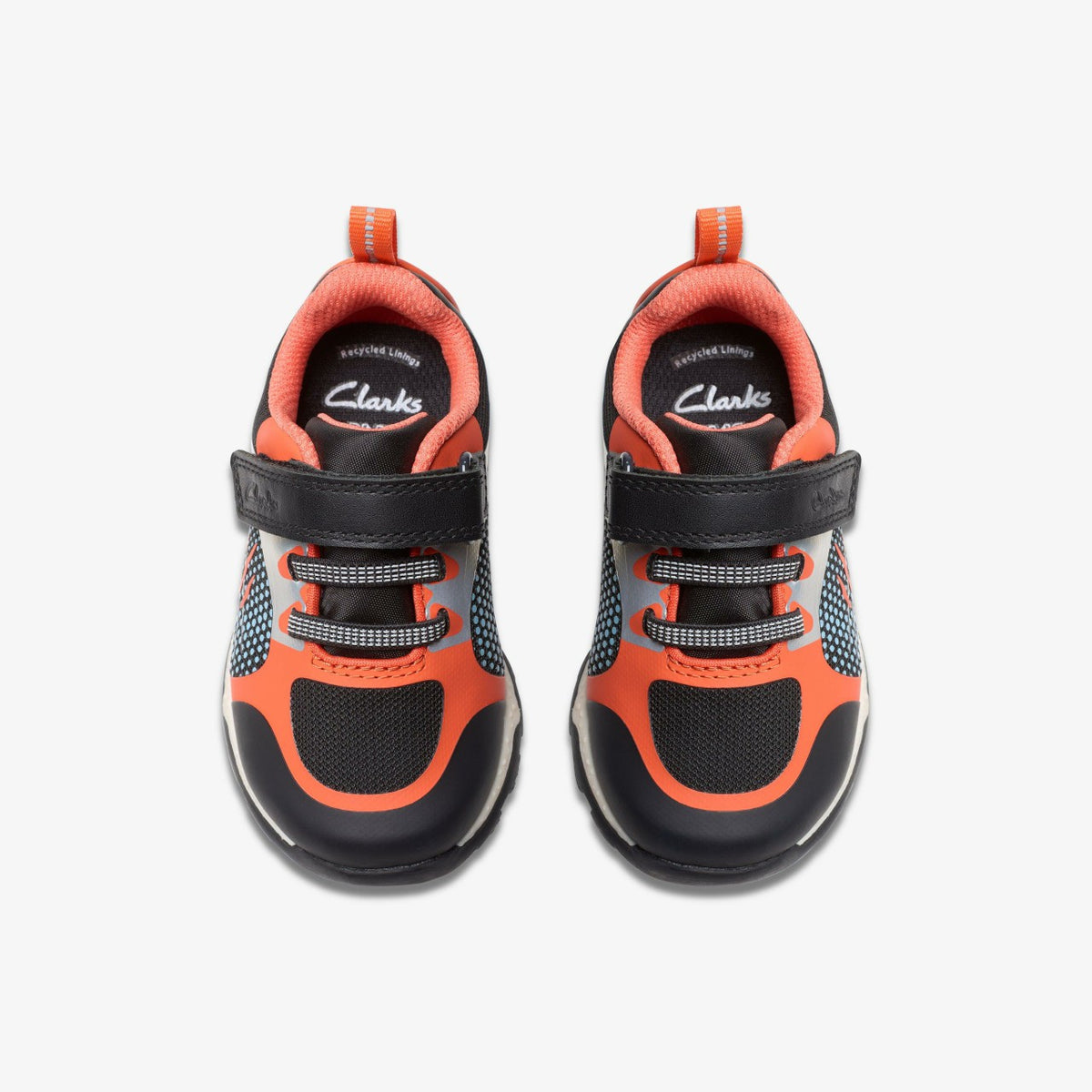 Clarks Deals / Steggy 2 Fly Toddler Black/Orange