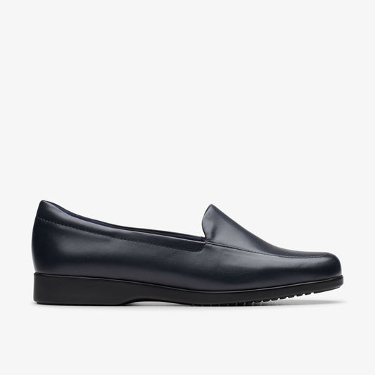 Clarks Sale / Georgia Loafer Navy Leather