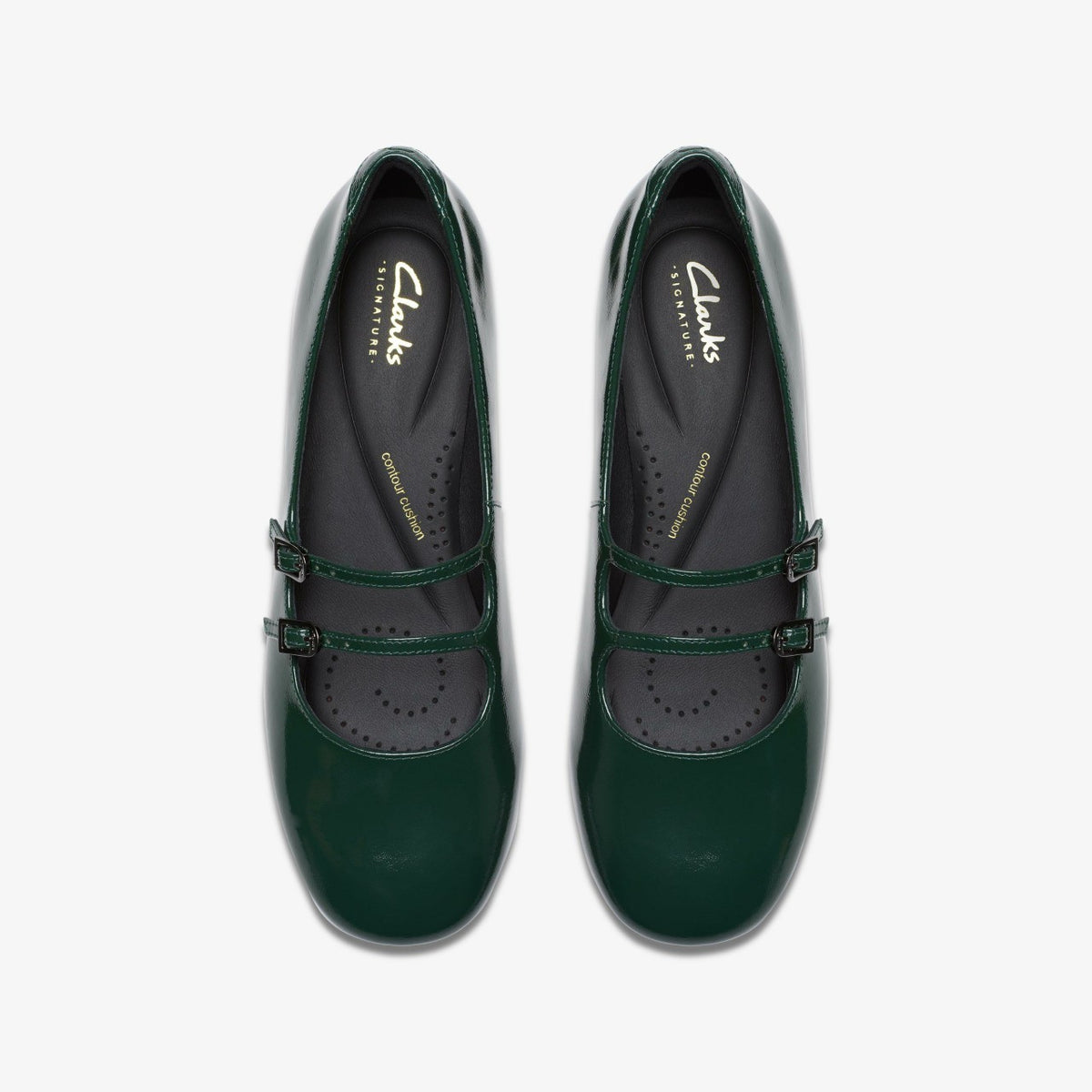 Clarks Hot Sale / Daiss 30 Shine Dark Green