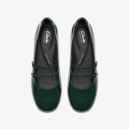 Clarks Hot Sale / Daiss 30 Shine Dark Green