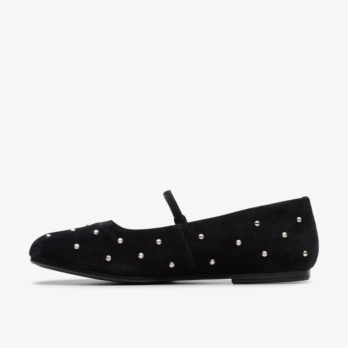 Clarks Discount / Livia Stud Black Suede