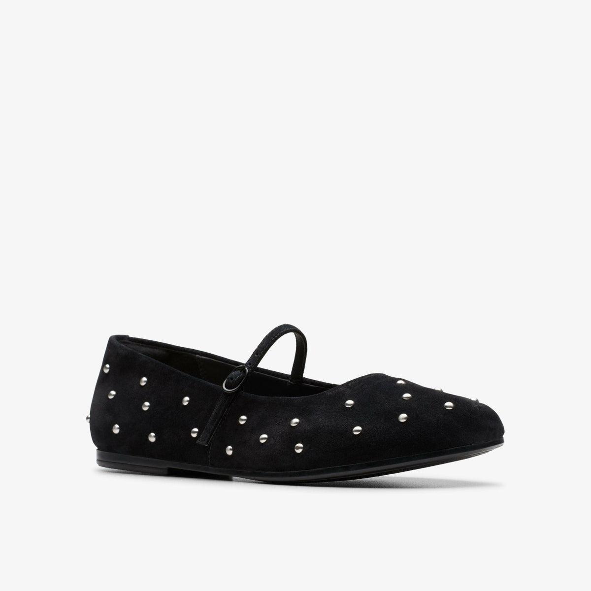 Clarks Discount / Livia Stud Black Suede