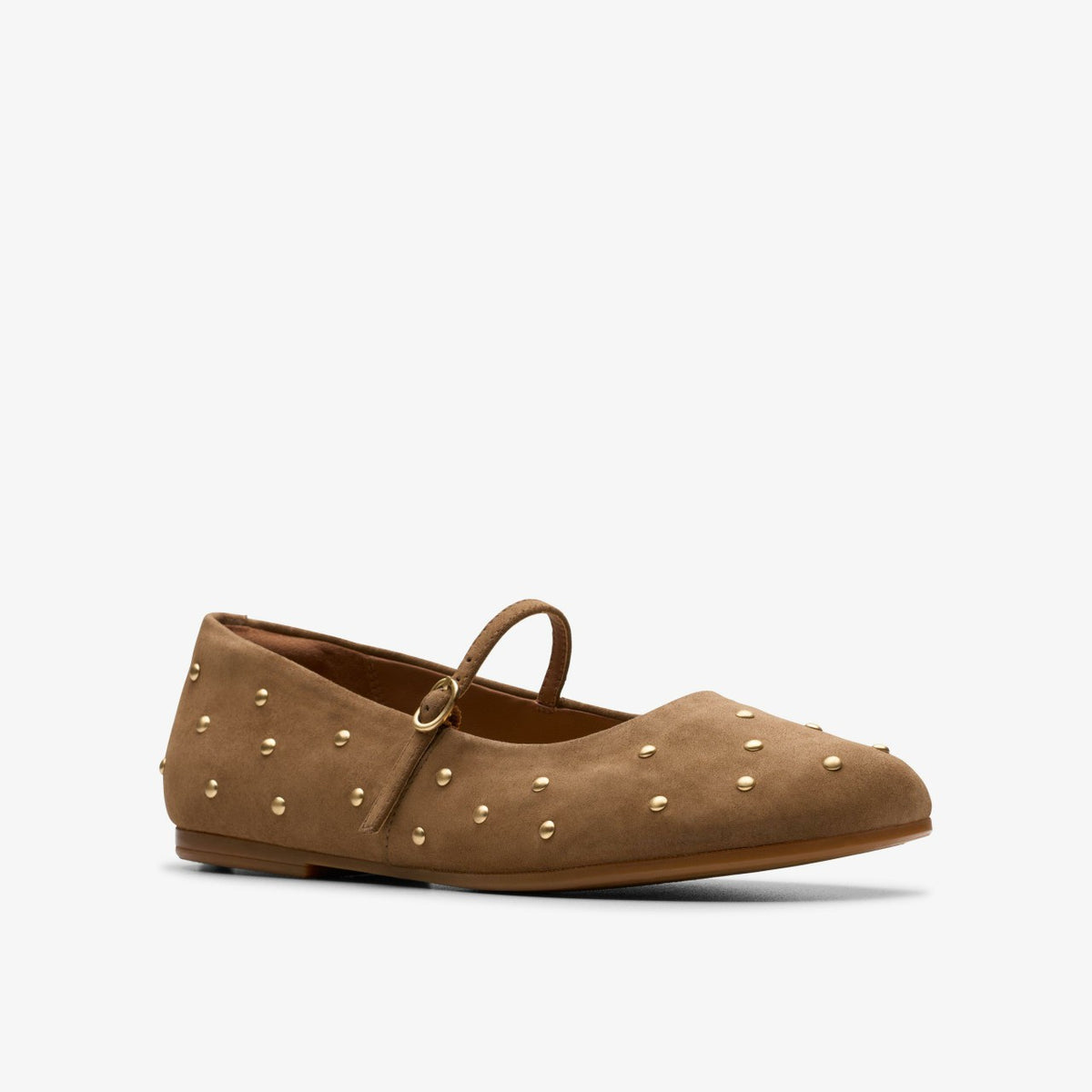 Clarks Featured / Livia Stud Walnut Suede