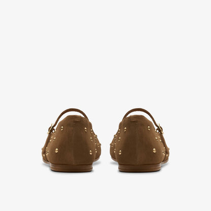 Clarks Featured / Livia Stud Walnut Suede