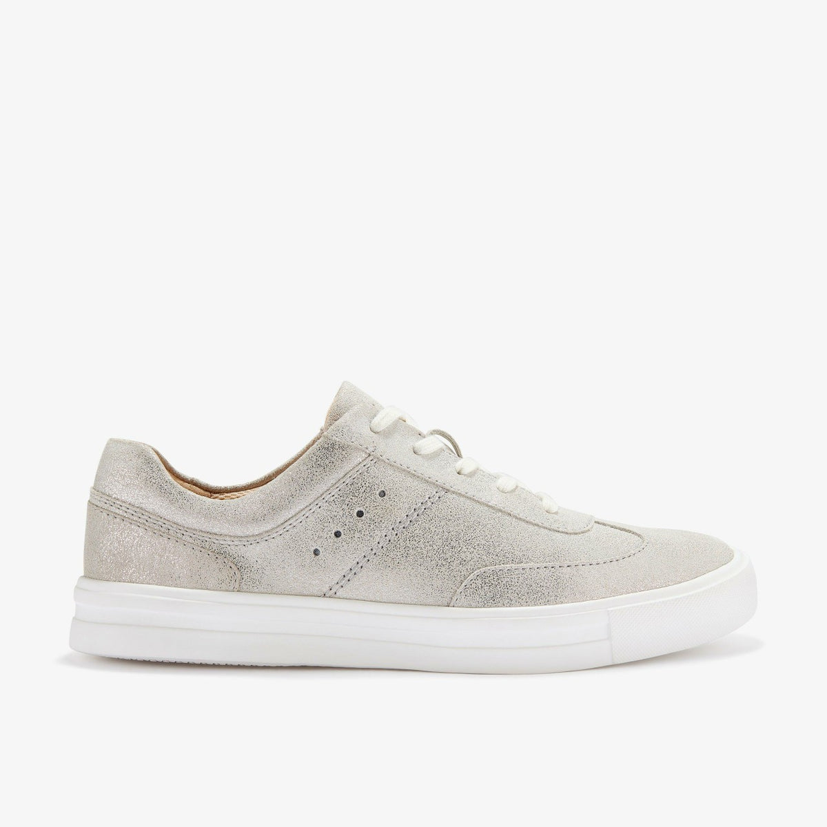 Clarks Classic / Makea Court Metallic Leather