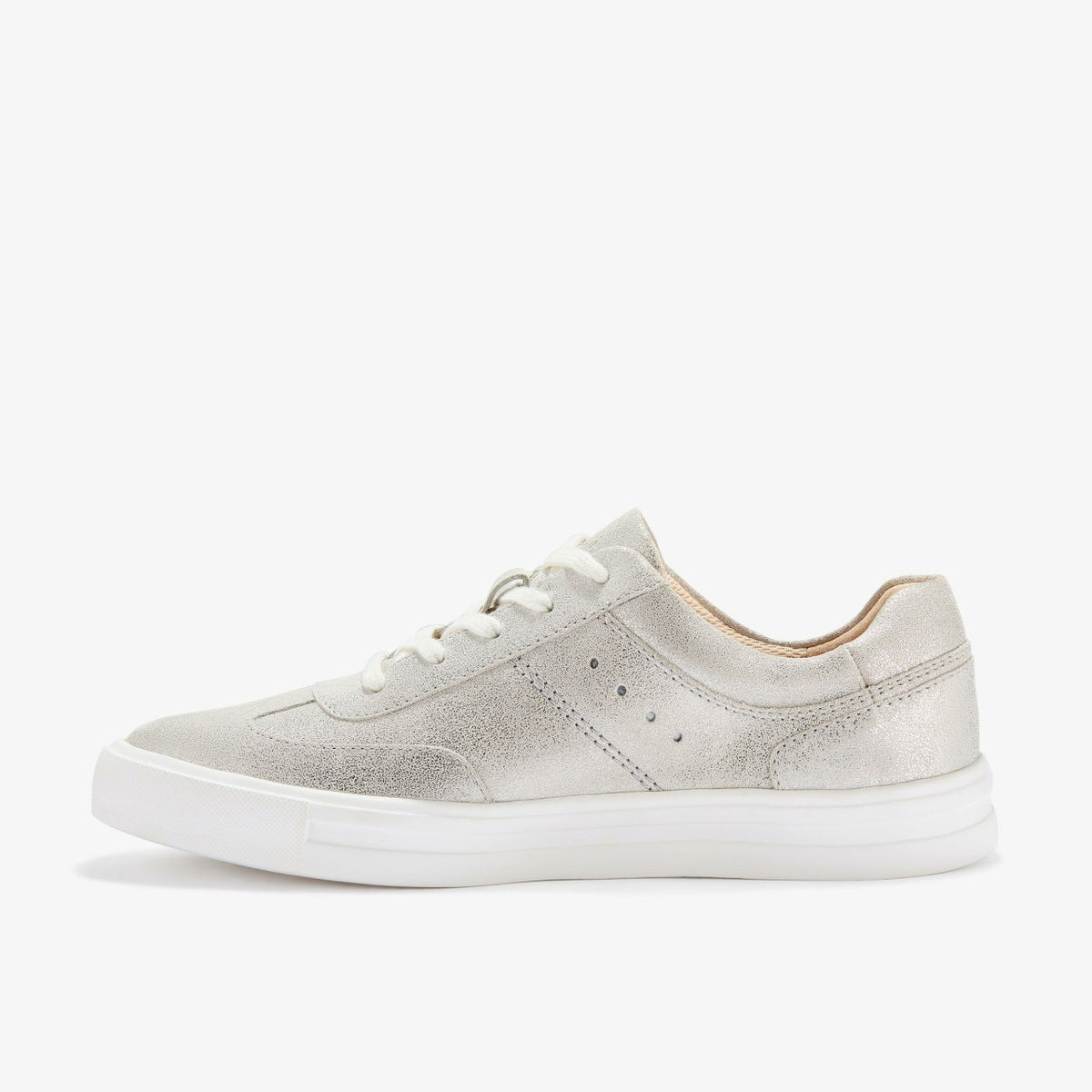 Clarks Classic / Makea Court Metallic Leather