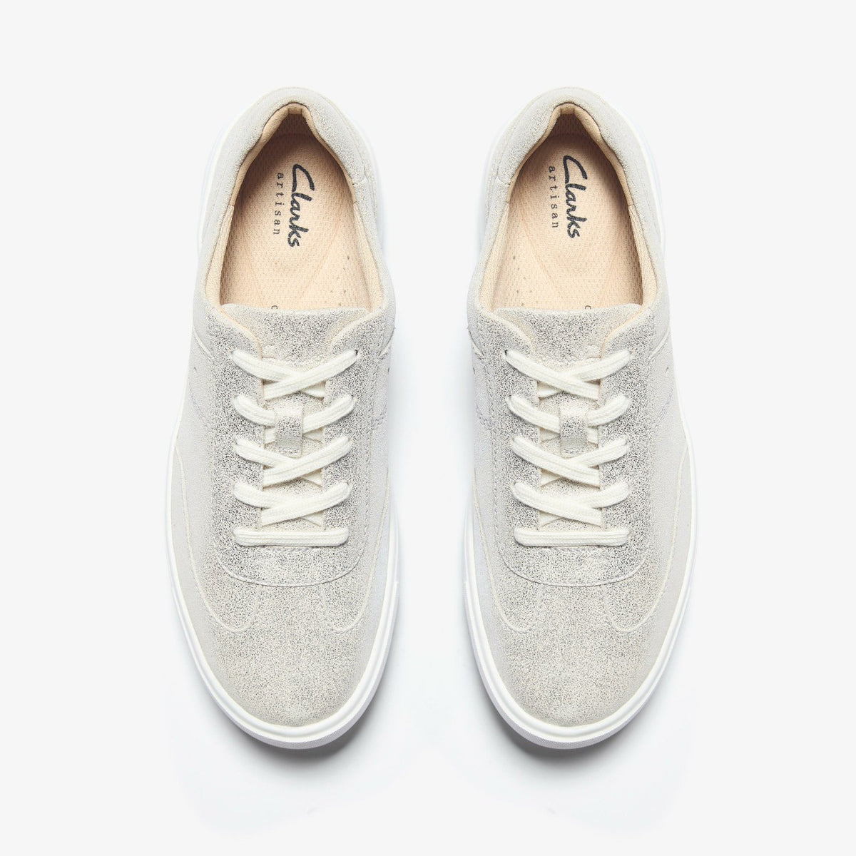 Clarks Classic / Makea Court Metallic Leather
