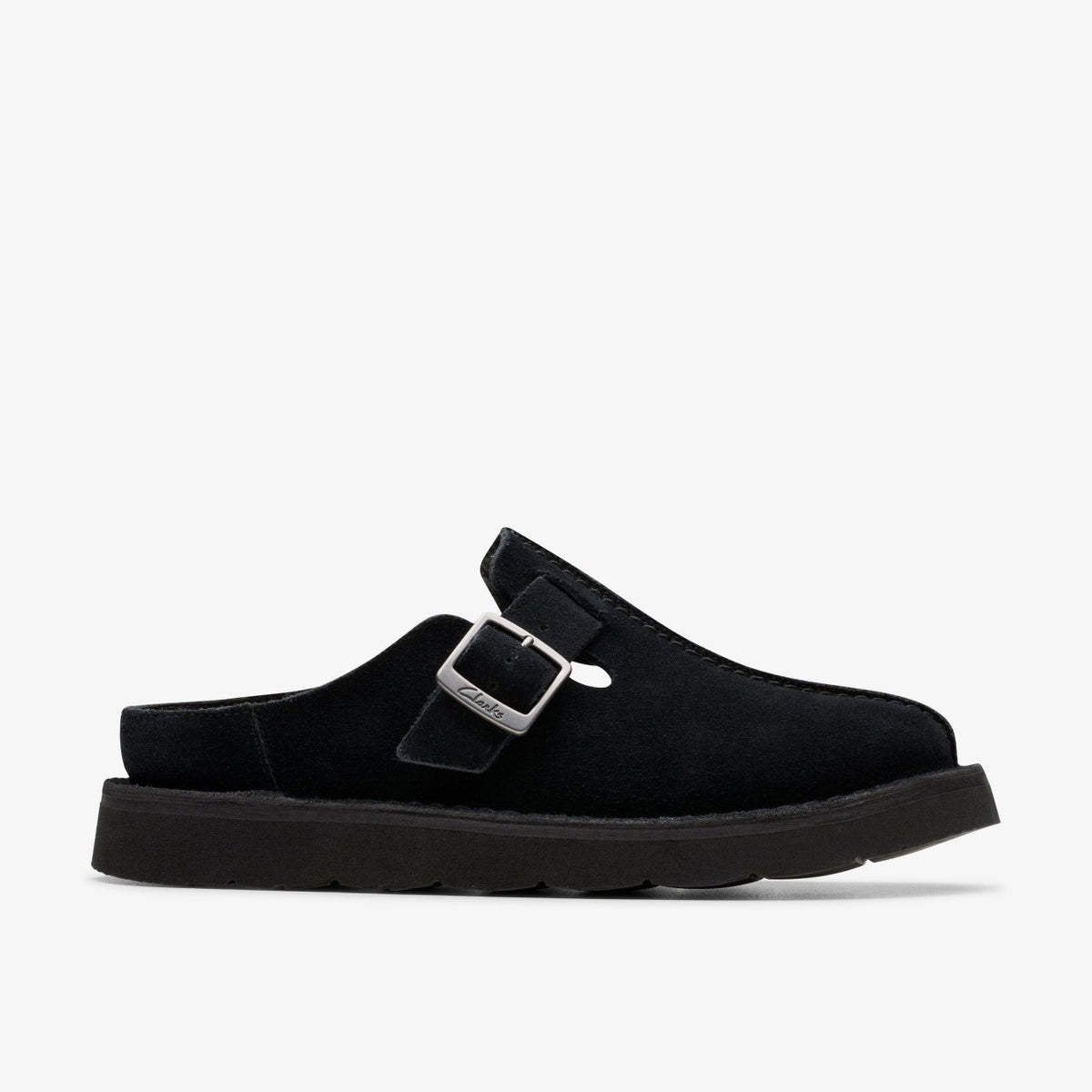 Clarks Essential / Solsbury Mule Black Suede