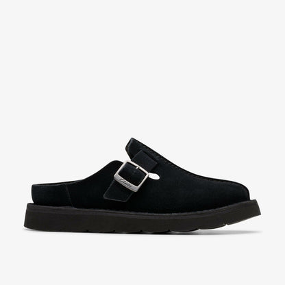 Clarks Essential / Solsbury Mule Black Suede
