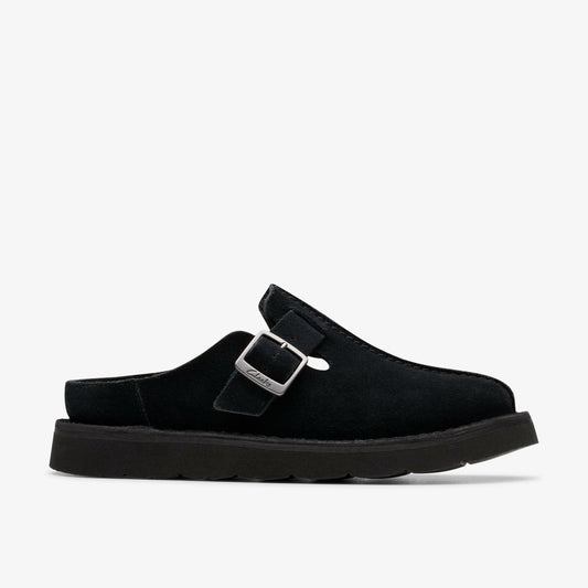 Clarks Essential / Solsbury Mule Black Suede