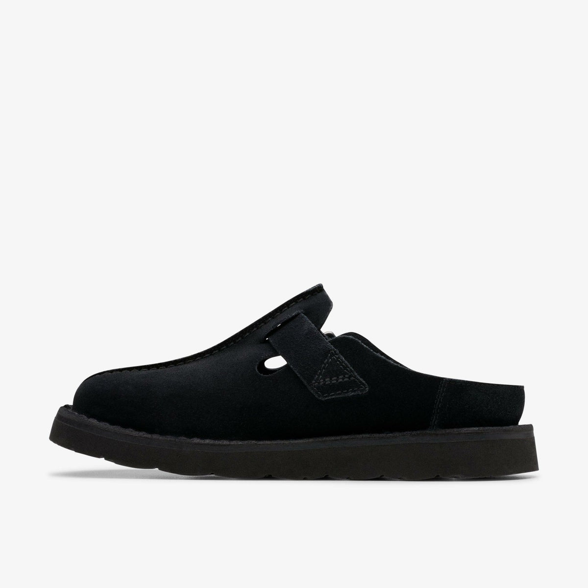 Clarks Essential / Solsbury Mule Black Suede