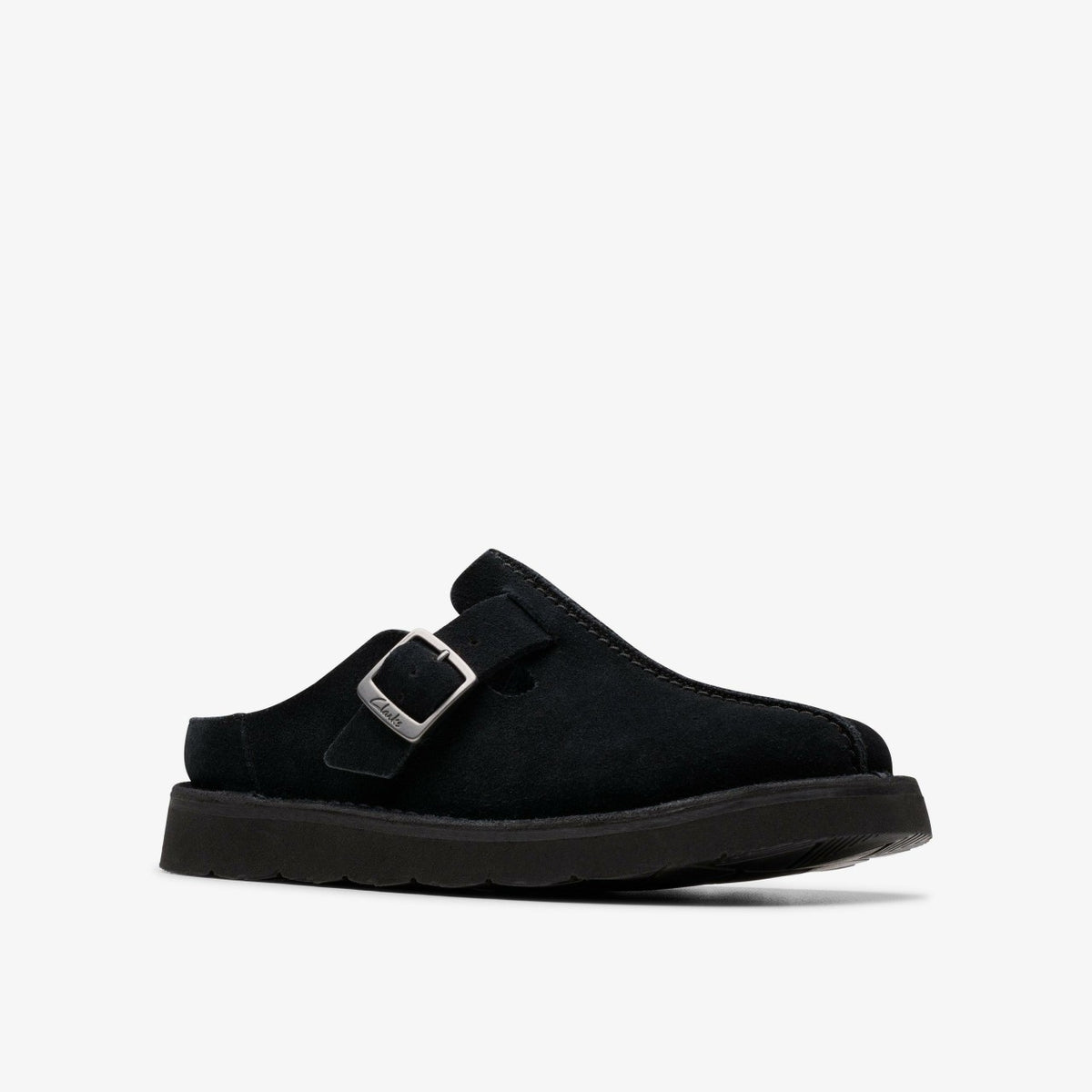 Clarks Essential / Solsbury Mule Black Suede