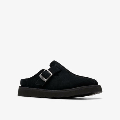 Clarks Essential / Solsbury Mule Black Suede