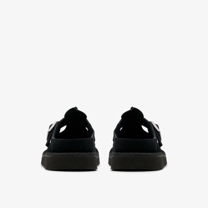 Clarks Essential / Solsbury Mule Black Suede