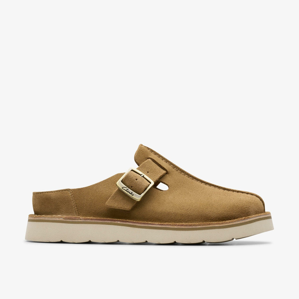 Clarks Featured / Solsbury Mule Dark Sand Suede