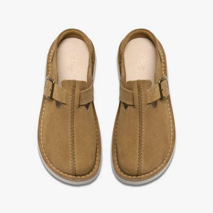 Clarks Featured / Solsbury Mule Dark Sand Suede