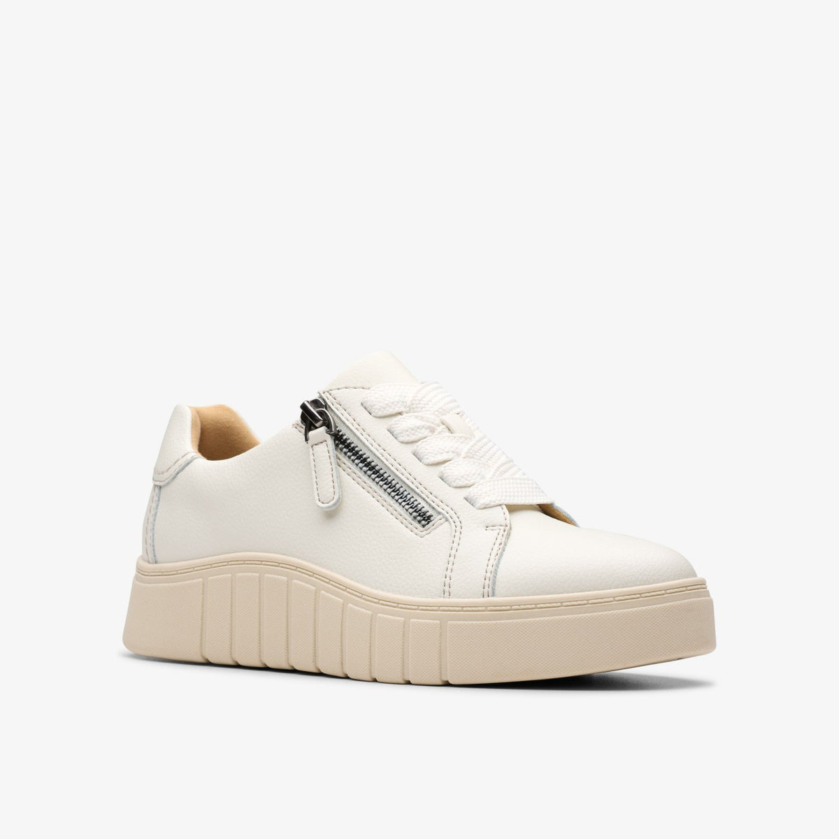 Clarks Recommended / Mykah Joy Off White Leather