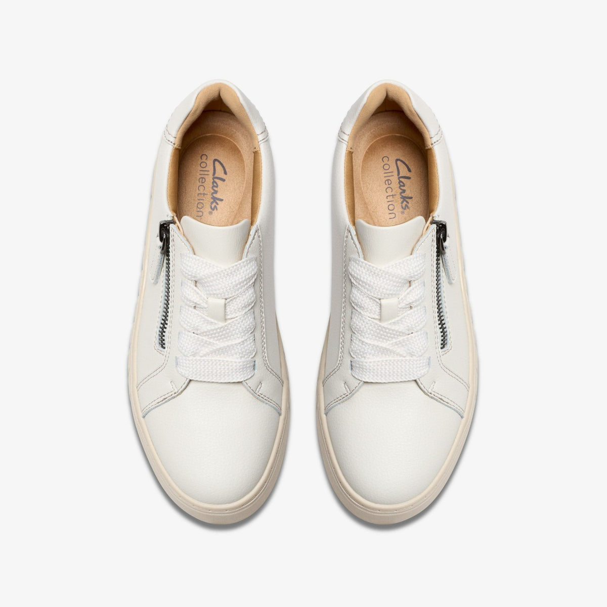 Clarks Recommended / Mykah Joy Off White Leather