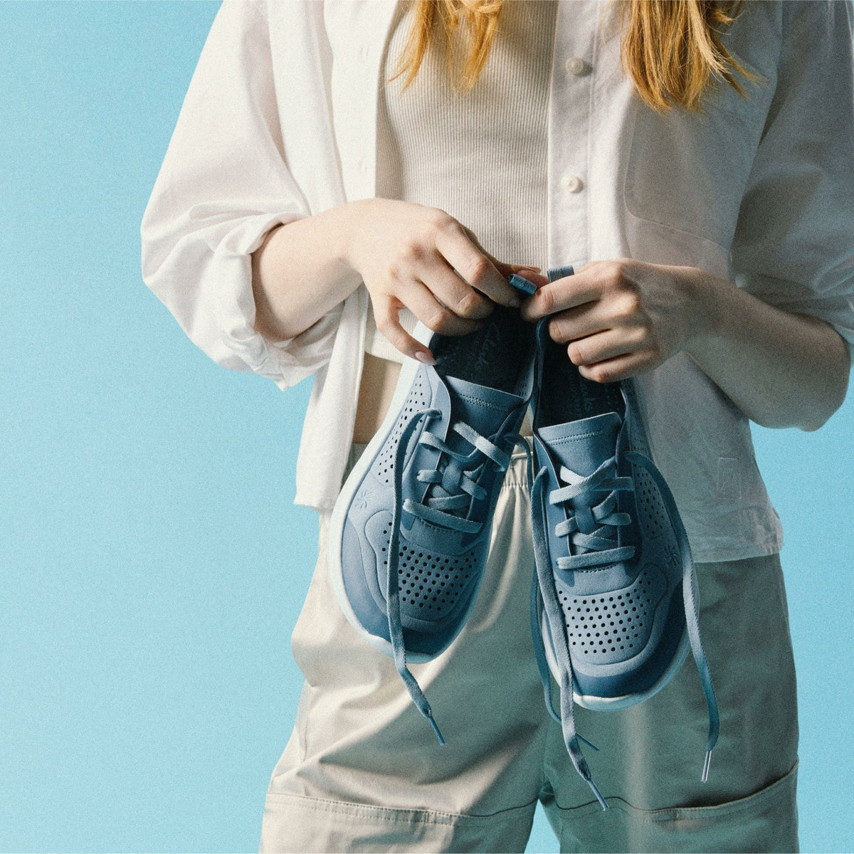 Clarks Exclusive / Solevana Tie Light Blue