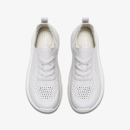 Clarks Popular / Solevana Tie Off White