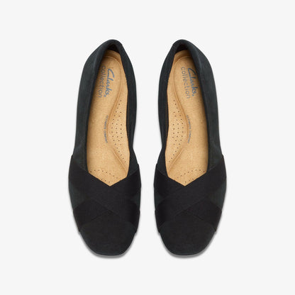 Clarks Top Pick / Jazmynn Gem Black Suede