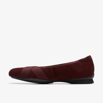 Clarks Hot Sale / Jazmynn Gem Merlot Suede