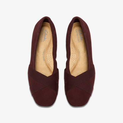 Clarks Hot Sale / Jazmynn Gem Merlot Suede