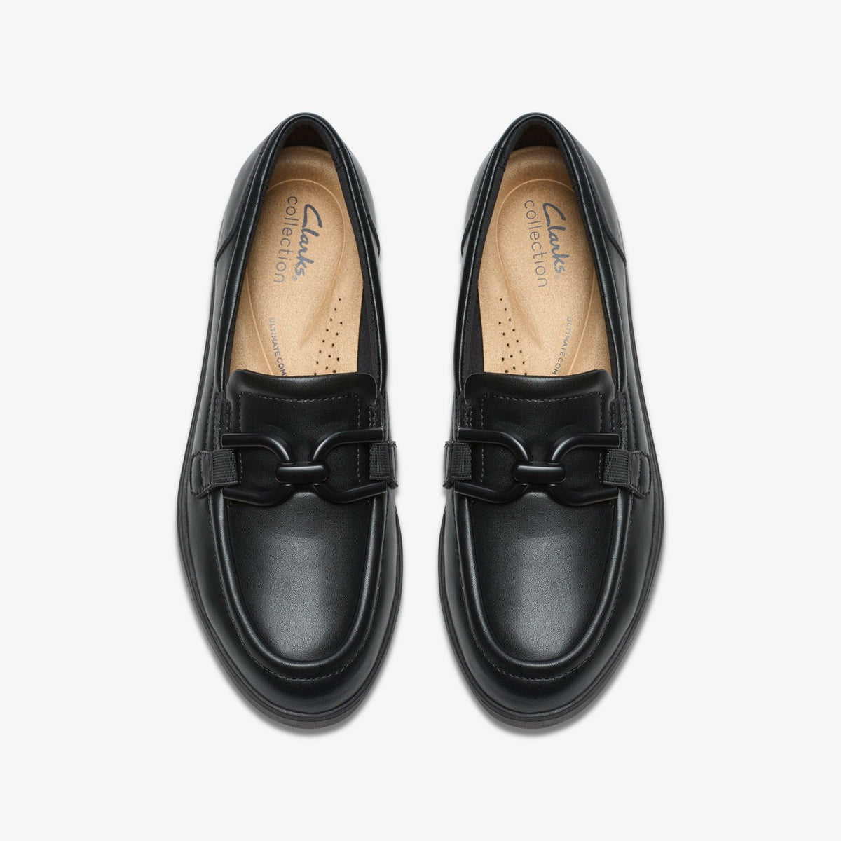 Clarks Value / Zylah Top Black Leather